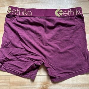 Ethika burgundy boxerbriefs small